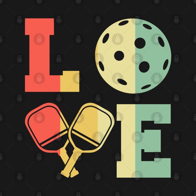 Pickleball Tournament Love by Caskara