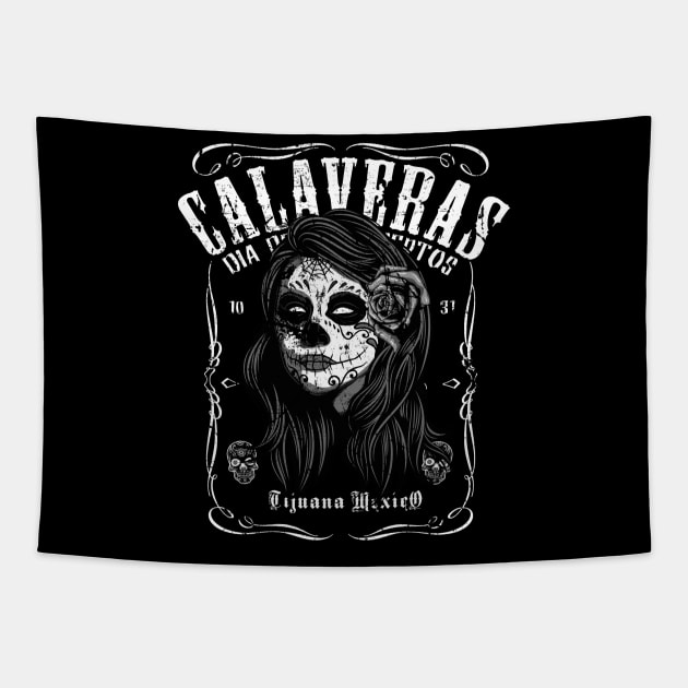 Calaveras Tapestry by EddieBalevo