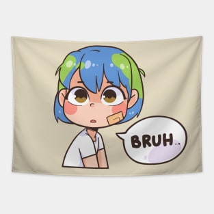 Earth-Chan Bruh Tapestry