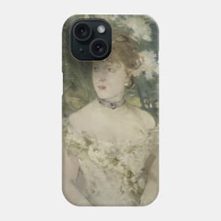 Young Girl in a Ball Gown by Berthe Morisot Phone Case