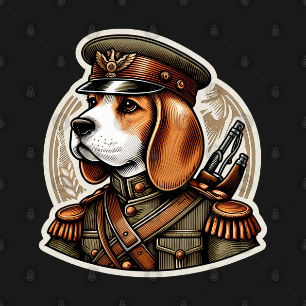 Beagle Soldier by k9-tee