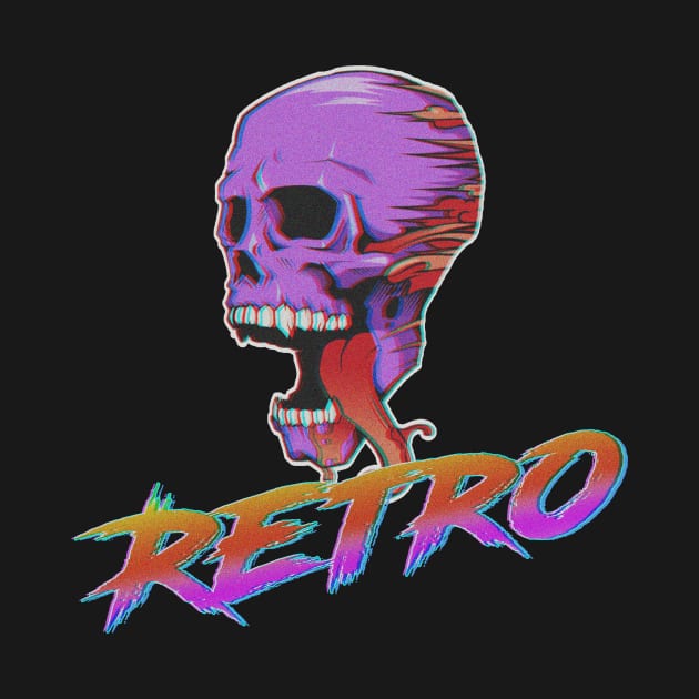 Retro skull by VladoShop™