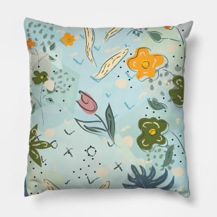 Floral Pattern Pillow