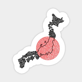 Japan - Land of the Rising Sun Magnet