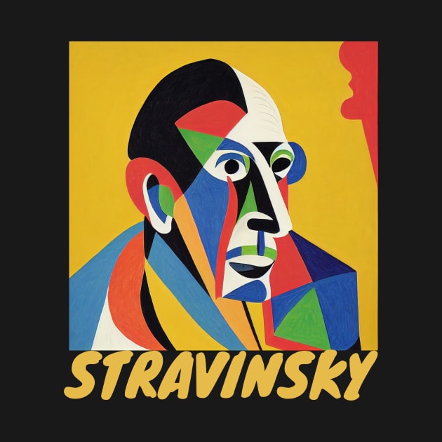 Igor Stravinsky by Cryptilian