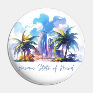 Miami State of Mind Pin