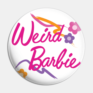 Weird Barbie Floral Pin