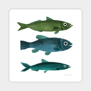 Three Fish Magnet