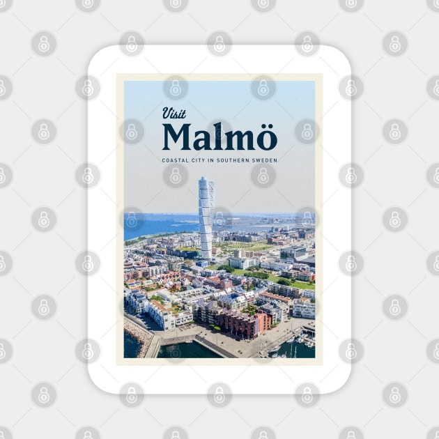 Visit Malmö Magnet by Mercury Club