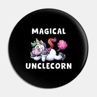 Magical UncleCorn Unicorn Lover Pin