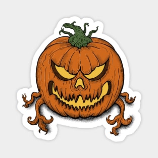 Scary Pumpkin Head Magnet
