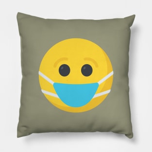 Smiley Face Face Mask Pillow