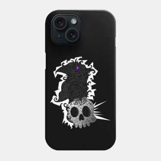 Crow And Skull Phone Case