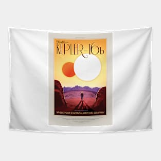 Kepler 16-b NASA Artwork Tapestry