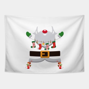 National Guard Claus Santa Christmas Costume Pajama Tapestry