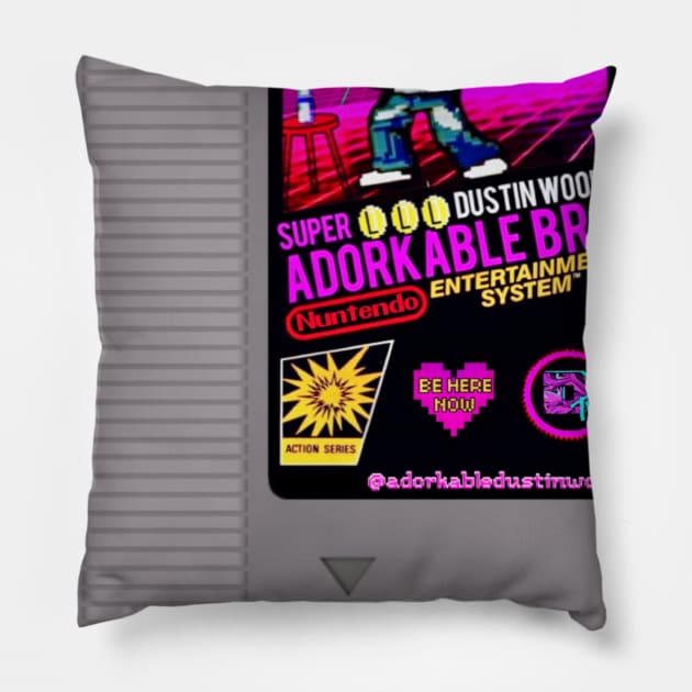 Super Adorkable Bro. Cartridge Pillow by adorkabledustinwood