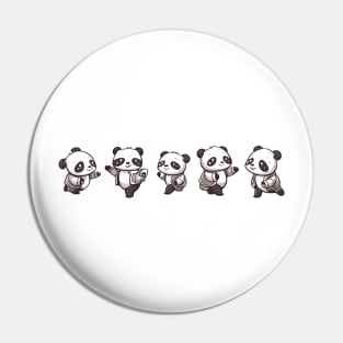 Dancing Panda Pin