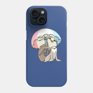 Trans Umbrella Sloth & Baby Phone Case