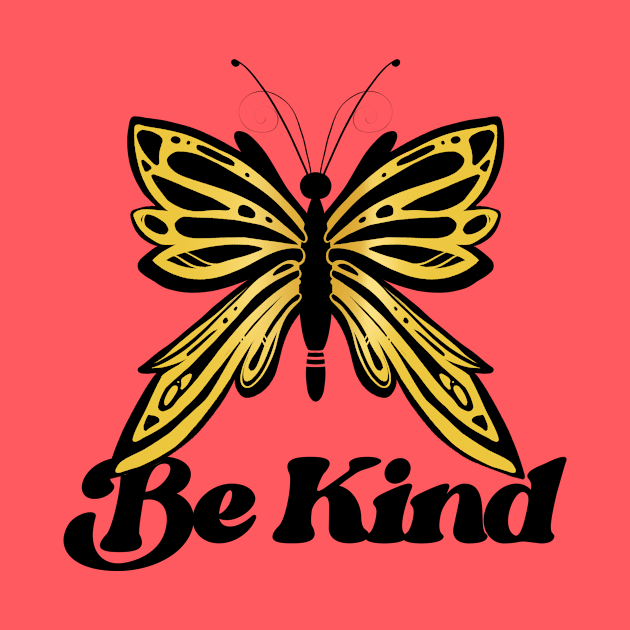 Be Kind Butterfly by bubbsnugg