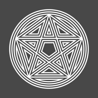 Pentagram (5 sided star) - Awesome Sacred Geometry Design T-Shirt