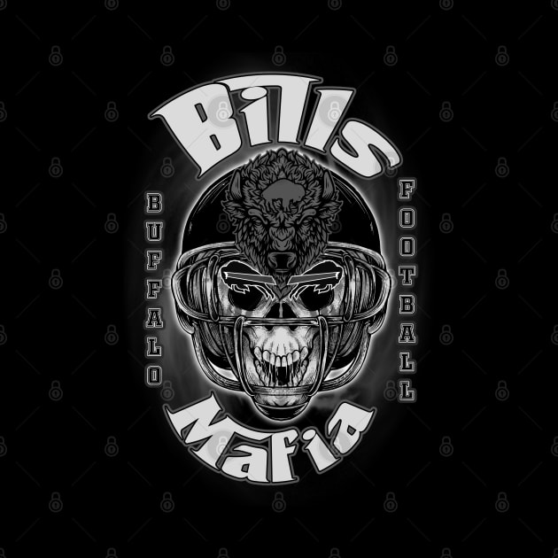 Bills Mafia (Black & White Version) by The Dark Vestiary