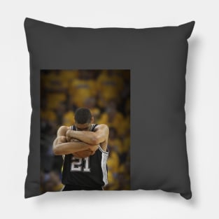 Tim Duncan's pregame routine Pillow