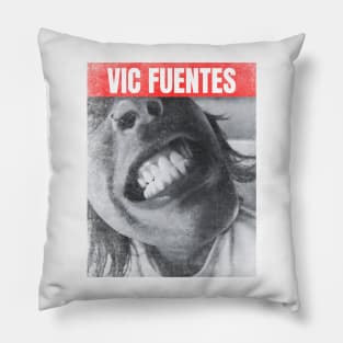 Vic Fuentes urban bw Pillow