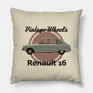 Vintage Wheels - Renault 16 Pillow