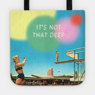 It's not that deep (vintage motel) Tote