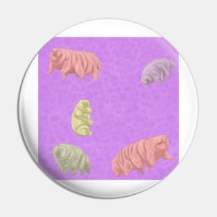 Tardigrade Pattern Purple Pin