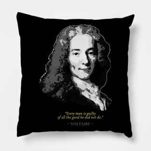 Voltaire Quote Pillow