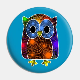 Laser Owl Pin