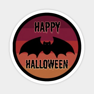 Happy Halloween Bat Magnet