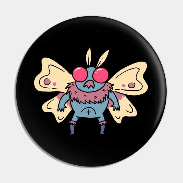 Mothman Pin by Seanyboy Draws