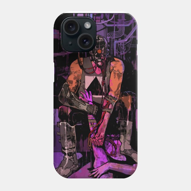 Temperance (Cyberpunk Tarot) Phone Case by Joshessel