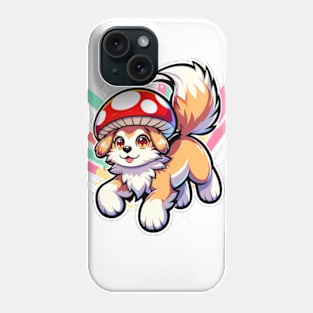 Cute Kawaii dog Mushroom Phone Case