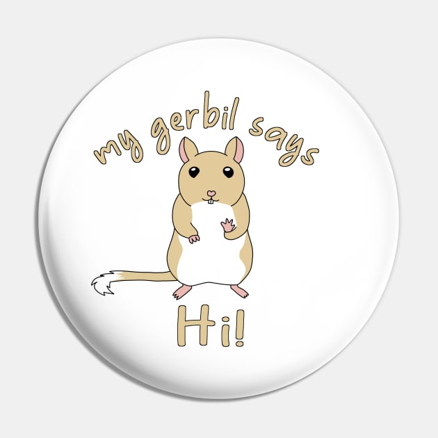 My gerbil says hi! Pin by Becky-Marie