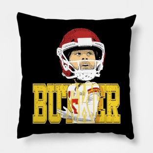 Harrison Butker comic style Pillow