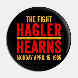 Hagler vs Hearns Pin