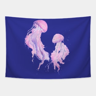 Bright Jellyfish Tapestry