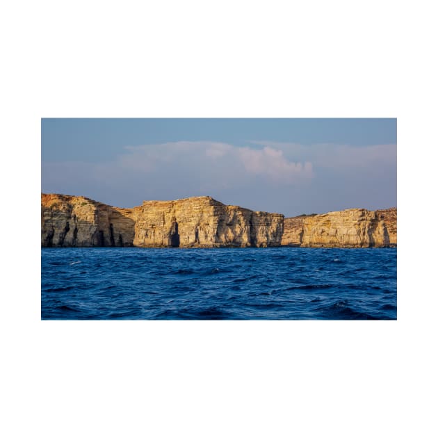 Rocky edges of the Comino island by lena-maximova