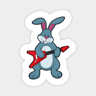 Rabbit at Music with Guitar Magnet