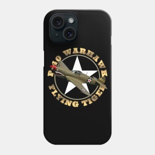 P-40 Warkhawk Flying Tiger WW2 Warbirds WarPlanes Phone Case