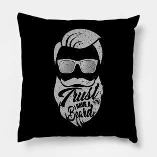 Beard Tattoo Facial Mens Pillow