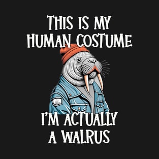 This Is My Human Costume - I’m Actually a Walrus T-Shirt