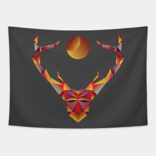 Gradient Stag Tapestry