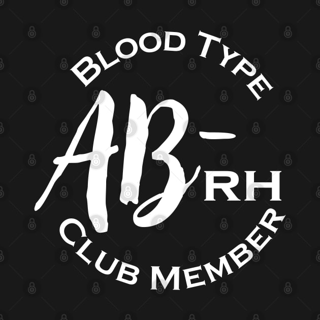 Blood type AB minus club member - Dark by Czajnikolandia