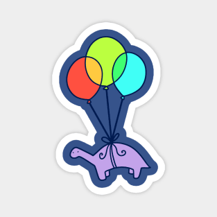 Balloon Dinosaur Magnet