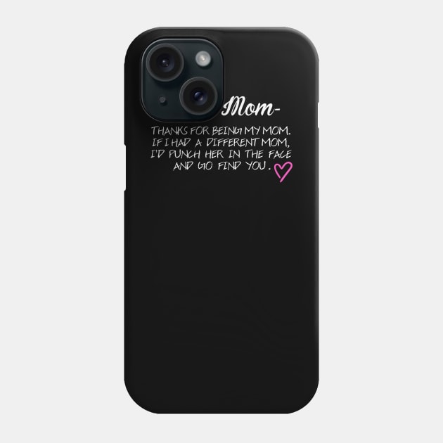 Mothers Day And Birthday Gift Phone Case by lateefo