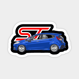 Performance Blue Ford Fiesta ST Magnet